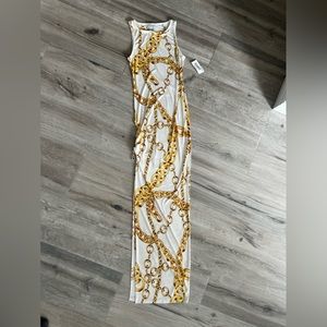 Gold Chain Maxi Dress